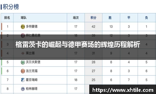 格雷茨卡的崛起与德甲赛场的辉煌历程解析